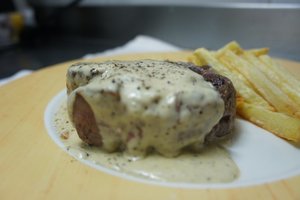 Solomillo a la pimienta